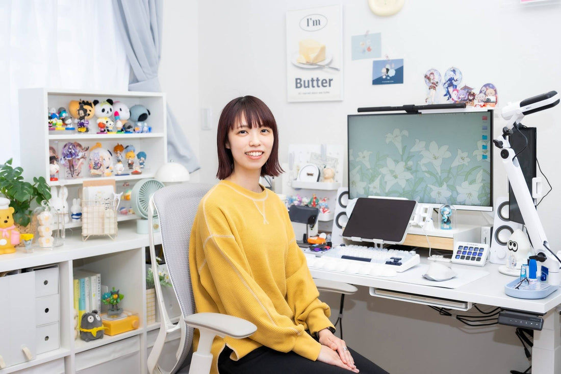 仕事もゲームもこの場所で。こだわり抜いた「自分だけの城」で働くデザイナー/イラストレーター・ひのふさん